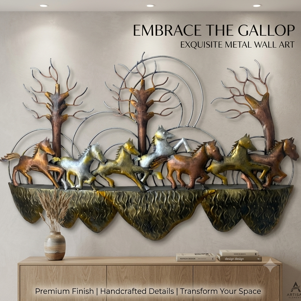 Metal wall art for decoration