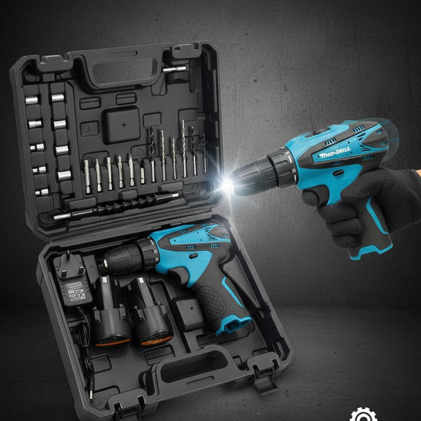 Drill set cordless