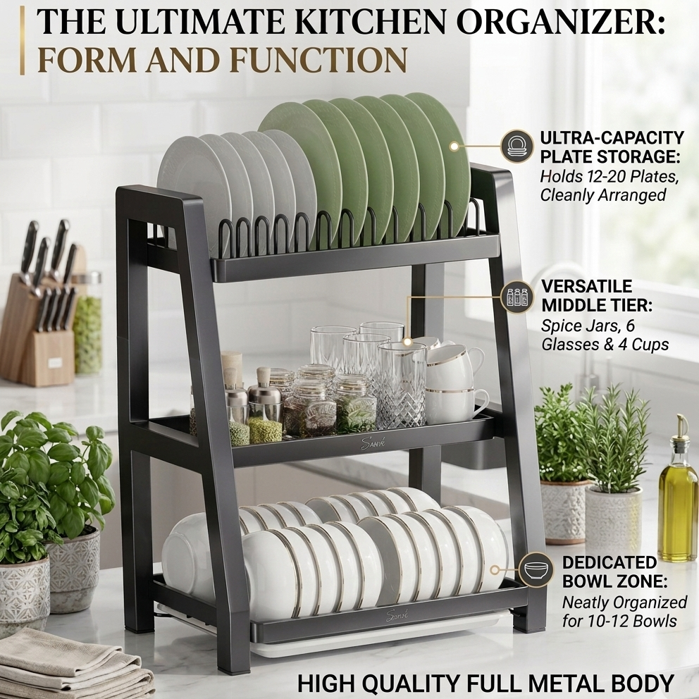 3 Tier Kitchen Organizer