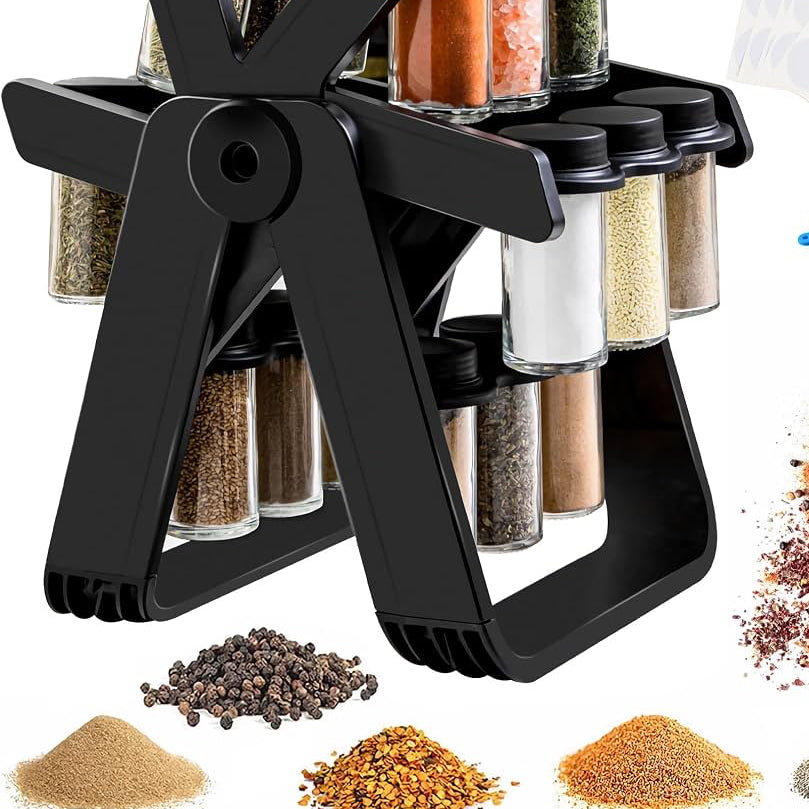 Spice jar rotating 18 pieces
