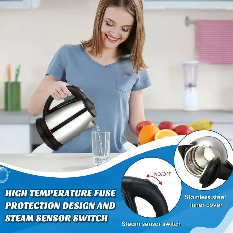 Electric steel kettle