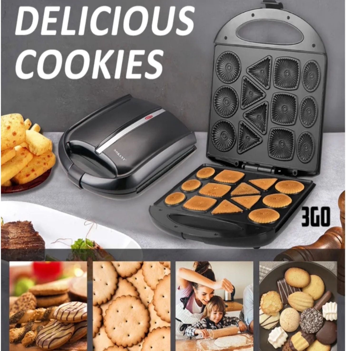 Electric cookies & biscuits machine