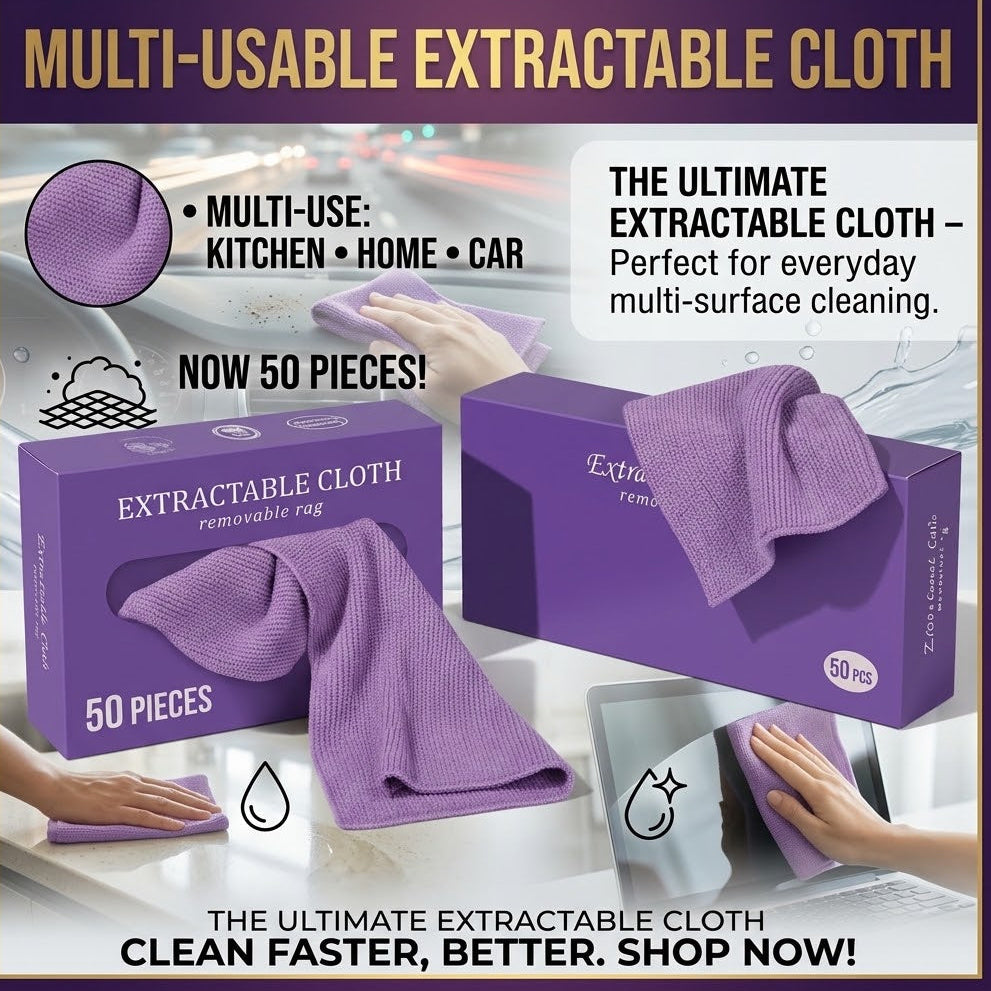 Reusable & multi useful Cleaning Cloths ✨ 50 pieces box