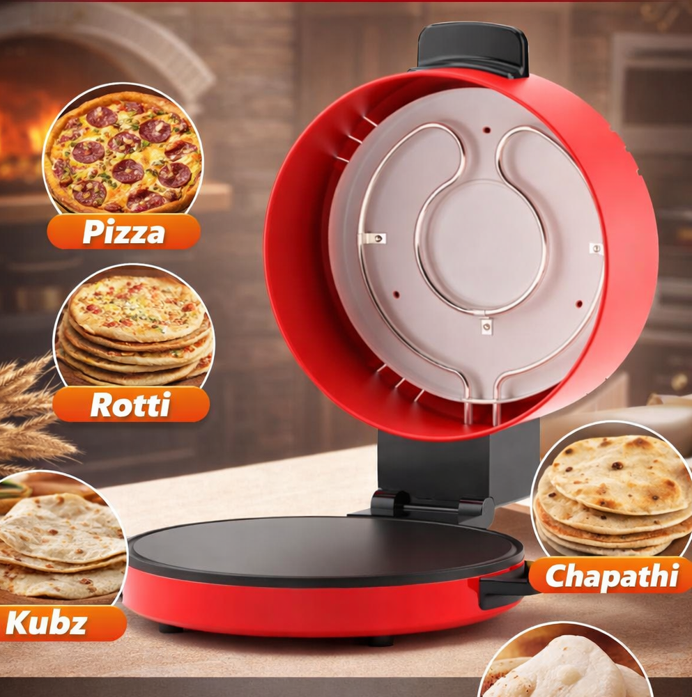 Multifunction rotti pizza Arabic bread machine