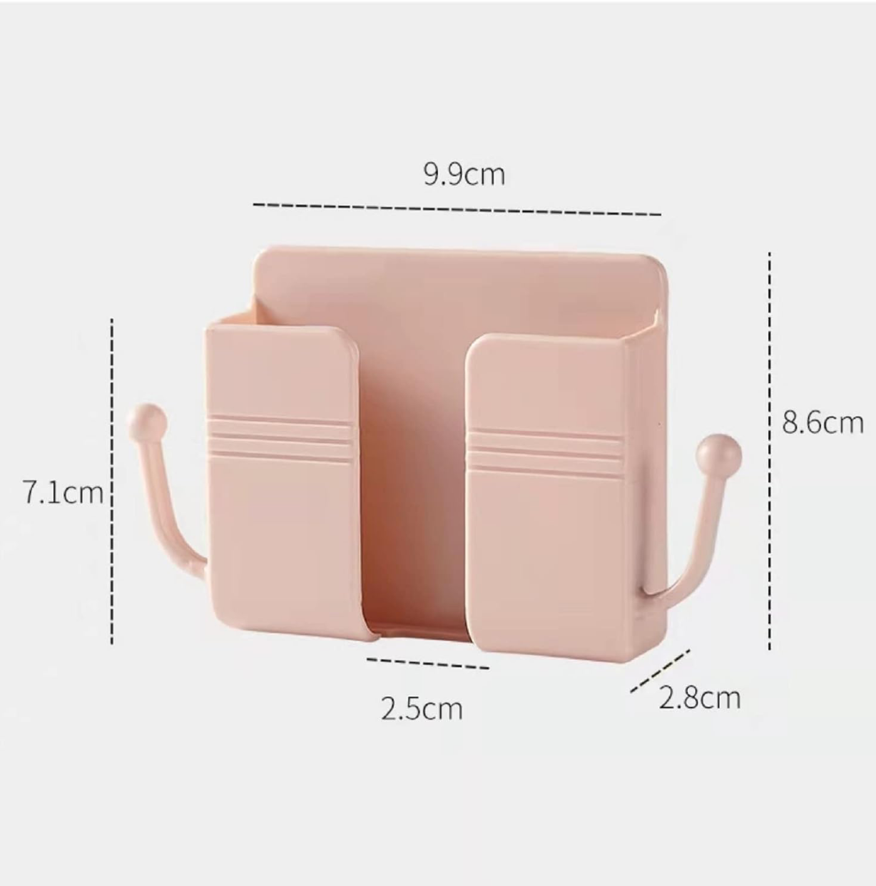 Wall mounted mobile holder 2 pieces set