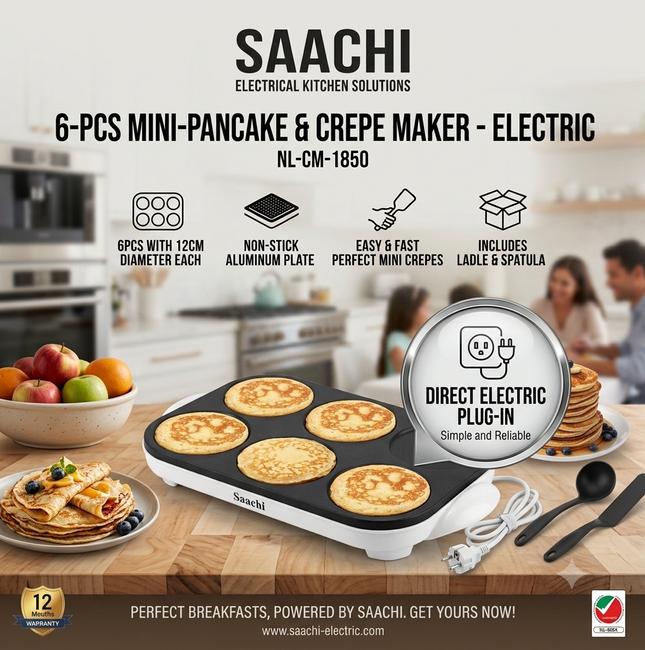 Electric pan cake machine