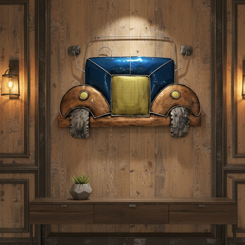 Jeep - decor of hanging in wall