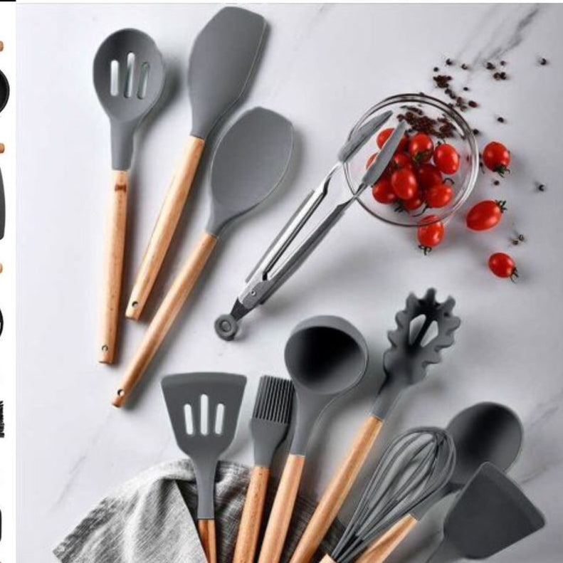 Silicon 12 pieces spoonset