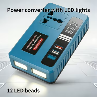 Mini inverter with torch