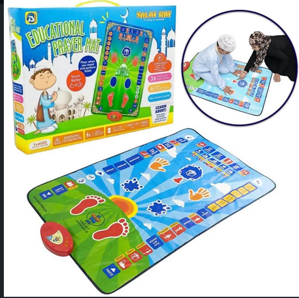 Electronic prayermat for learning