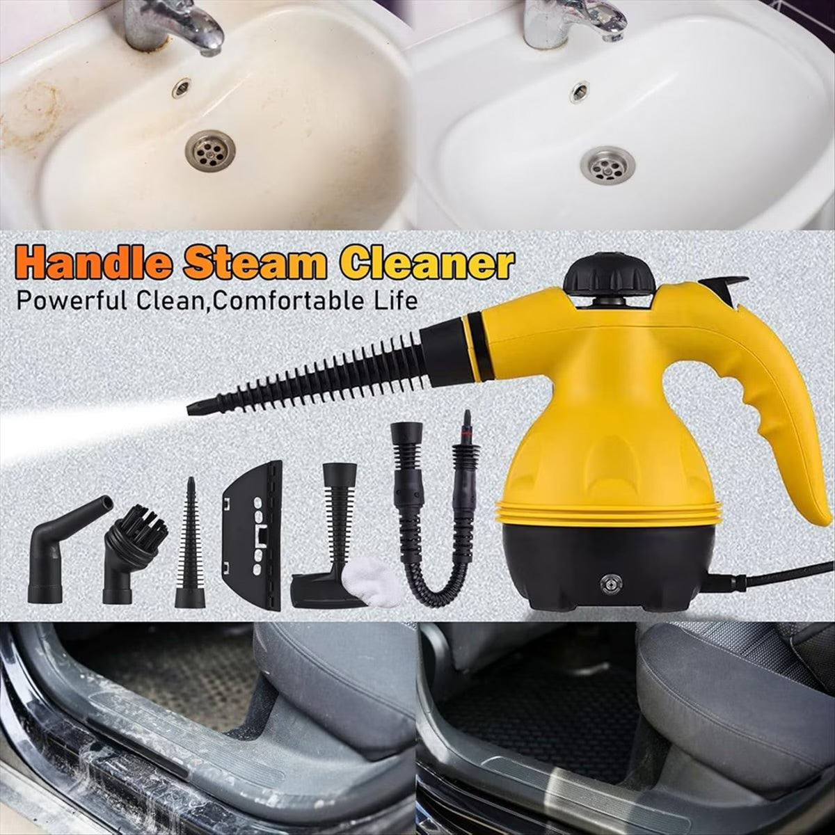 Electric steam cleaner machine