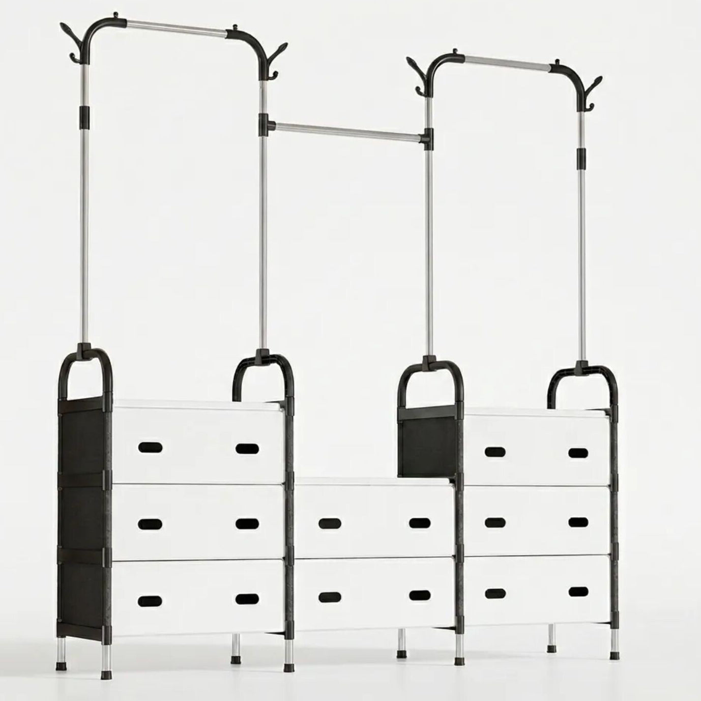Storage & cloth hanging rack 3 set