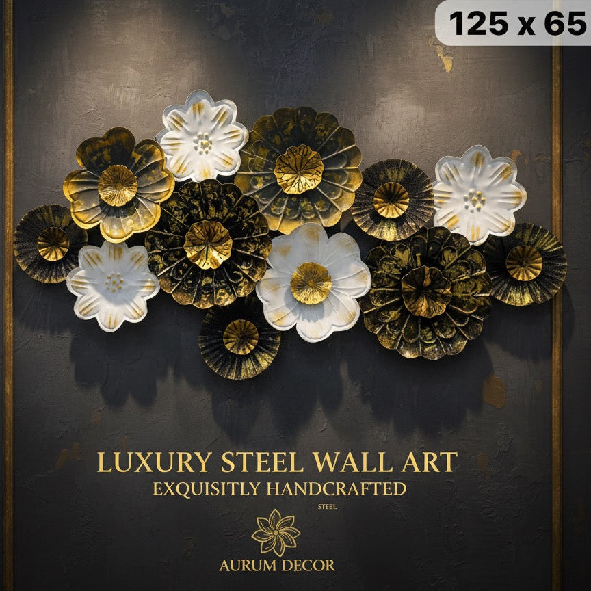 Metal decor for wall art