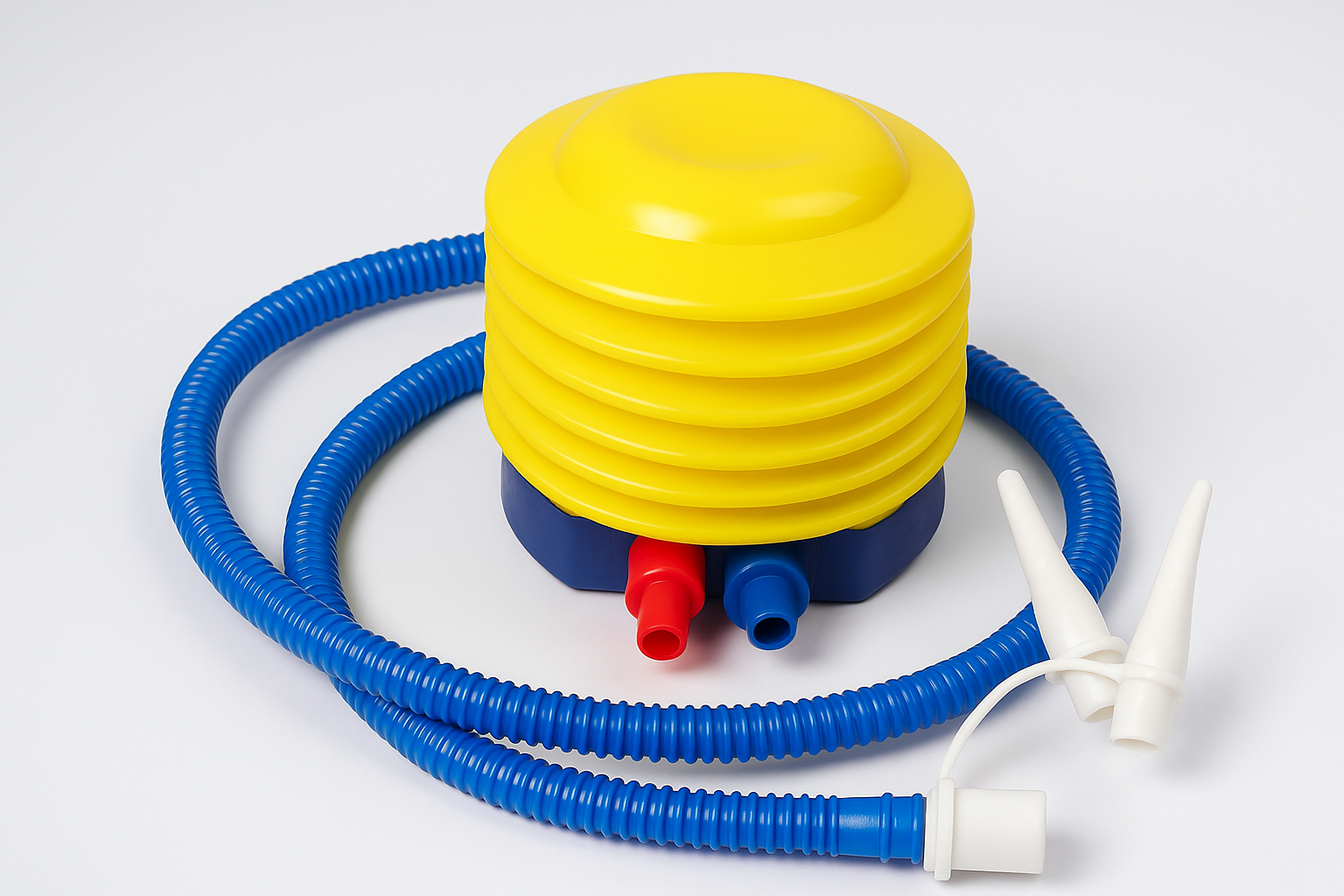 Inflatable chair with foot rest