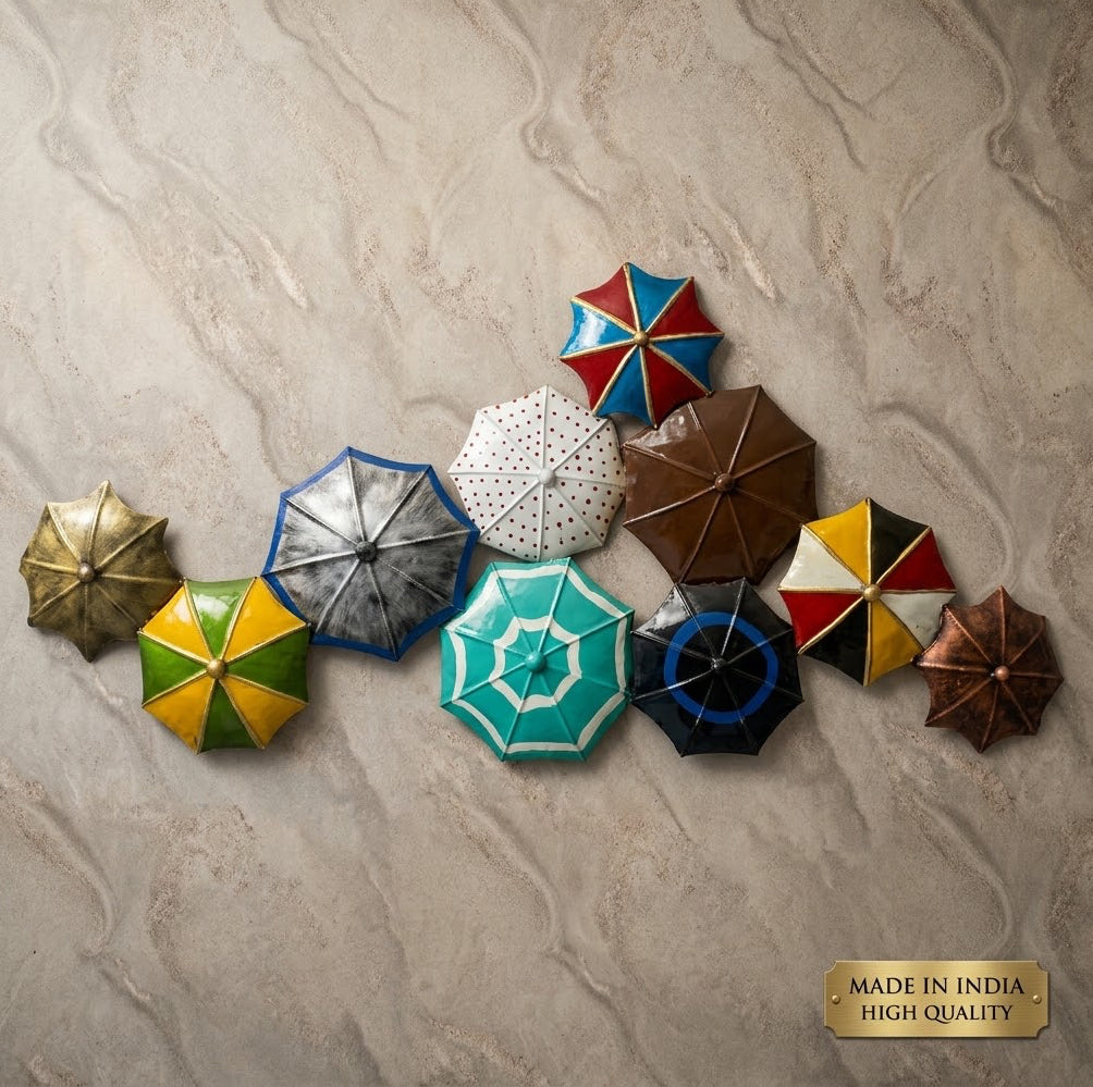 Decorative Metal Umbrella Wall Art