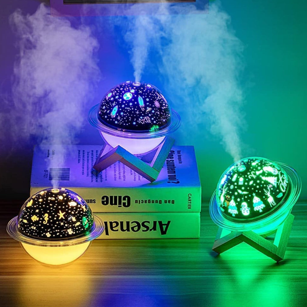 Electric humidifier with room lamp