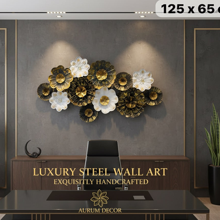 Metal decor for wall art