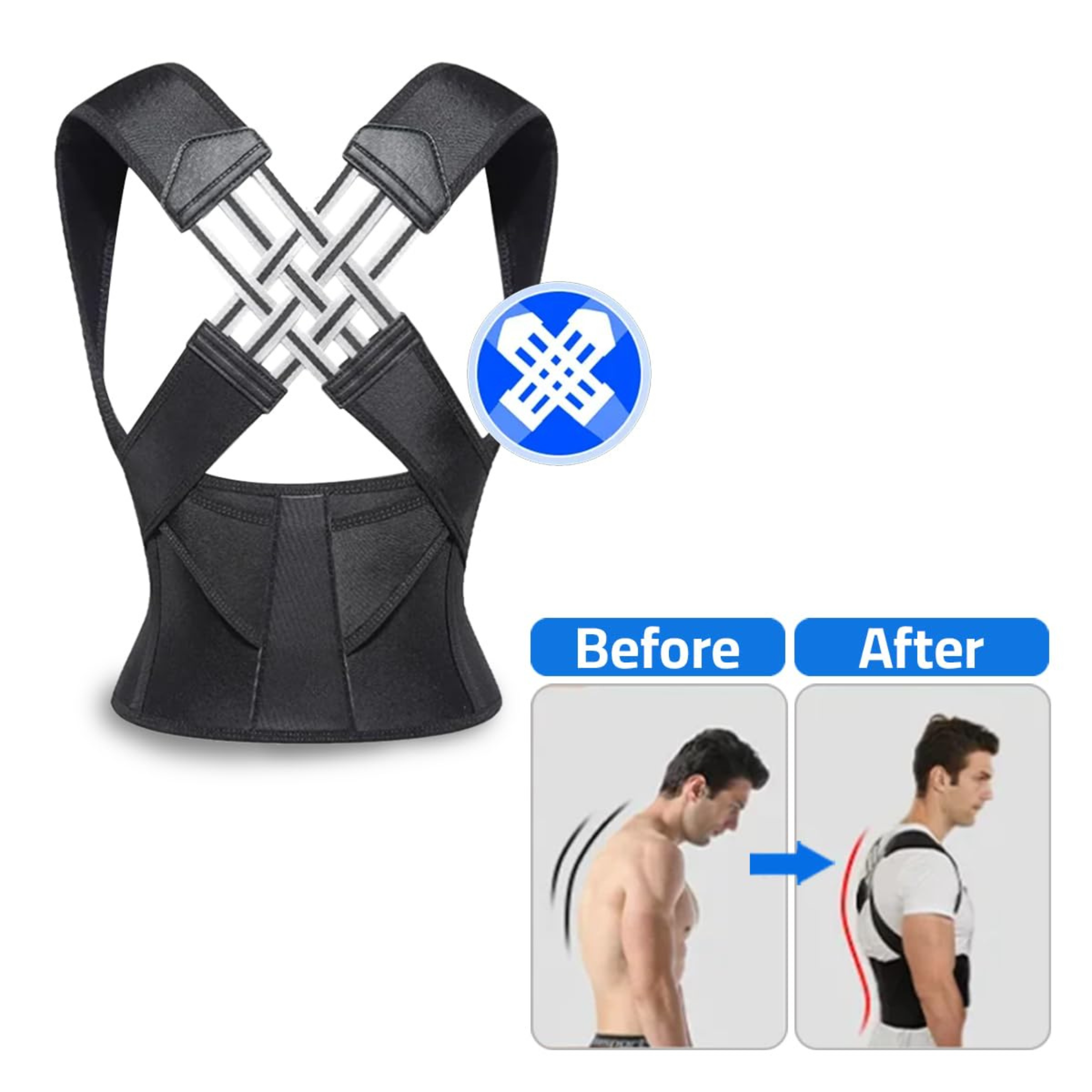 Posture corrector for men & women