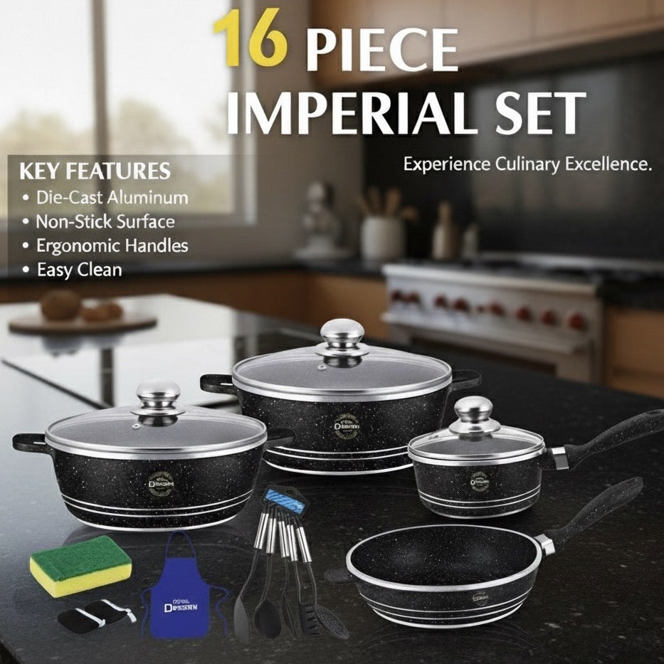 Cookware set 16 pieces