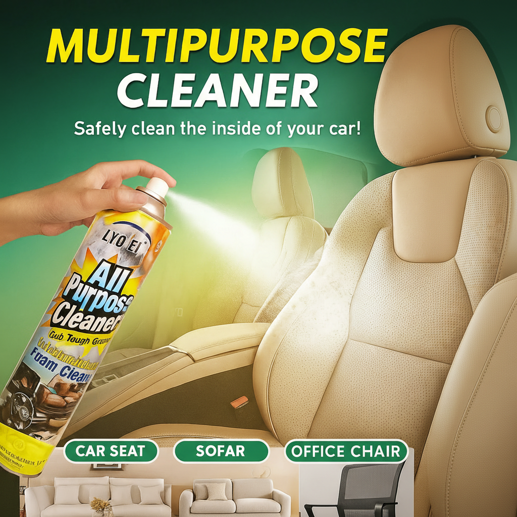 Multipurpose foam cleaner