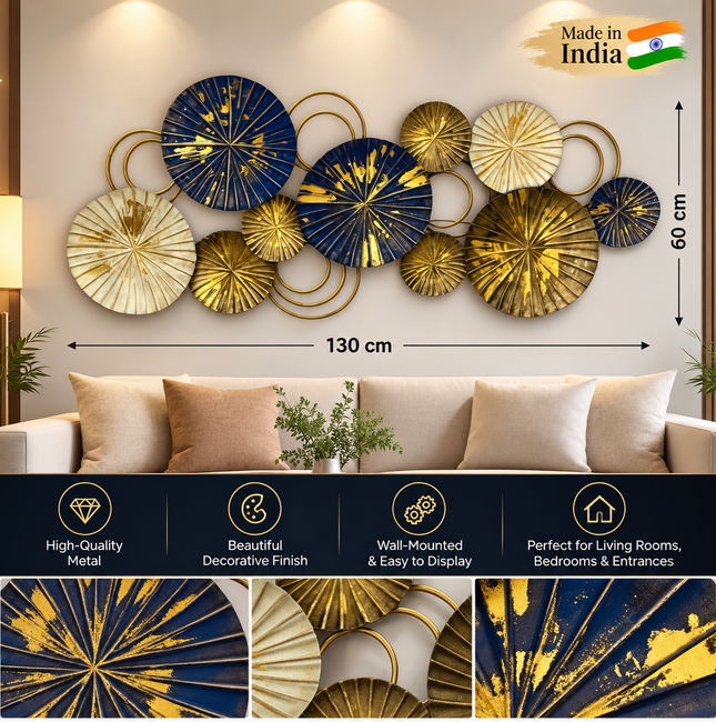 Luxury Metal Wall Art