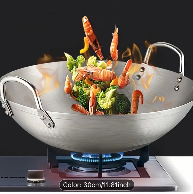 Wok pan aluminum