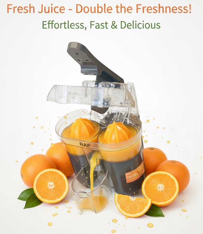 Double citrus juicer electric