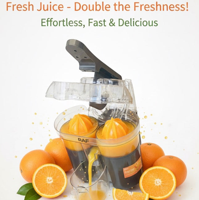 Double citrus juicer electric