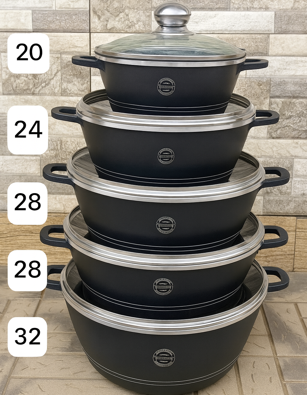 Ceramic cookware set