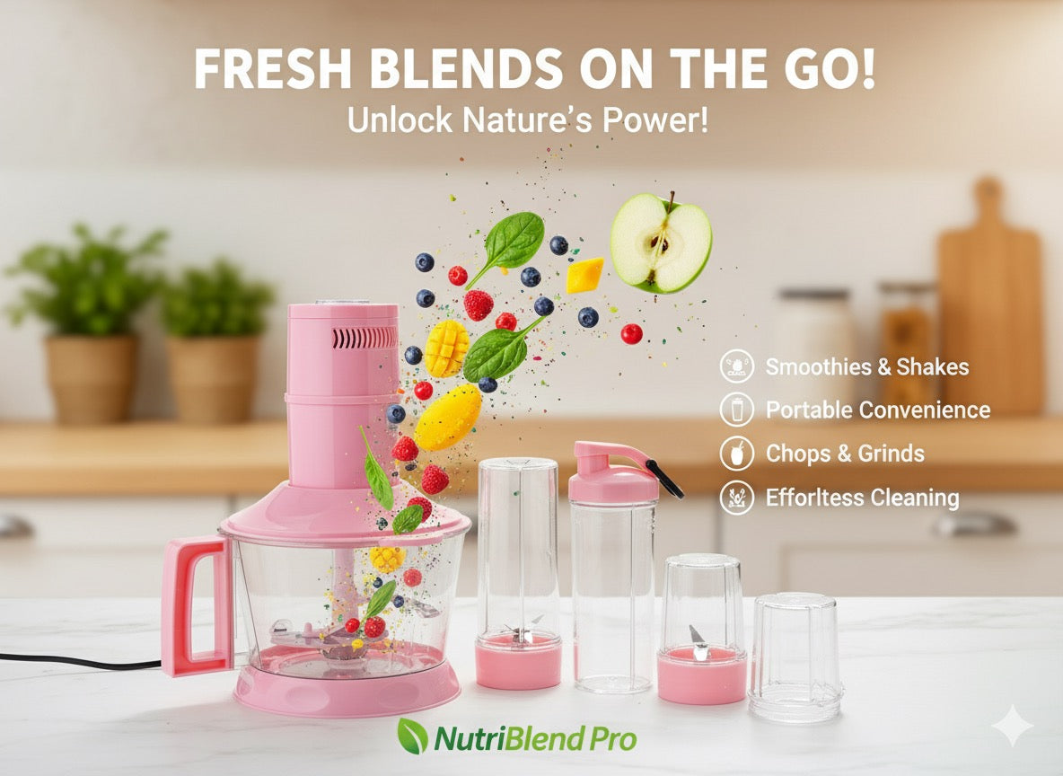 5in1 food processor blender grinder