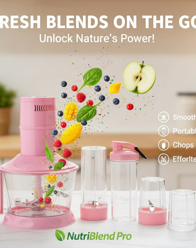 5in1 food processor blender grinder