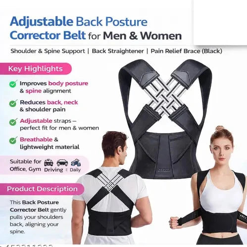 Posture corrector for men & women