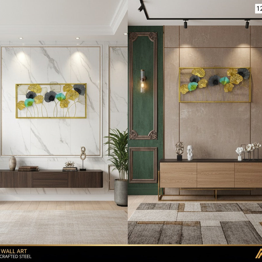 Wall art decoration art metal