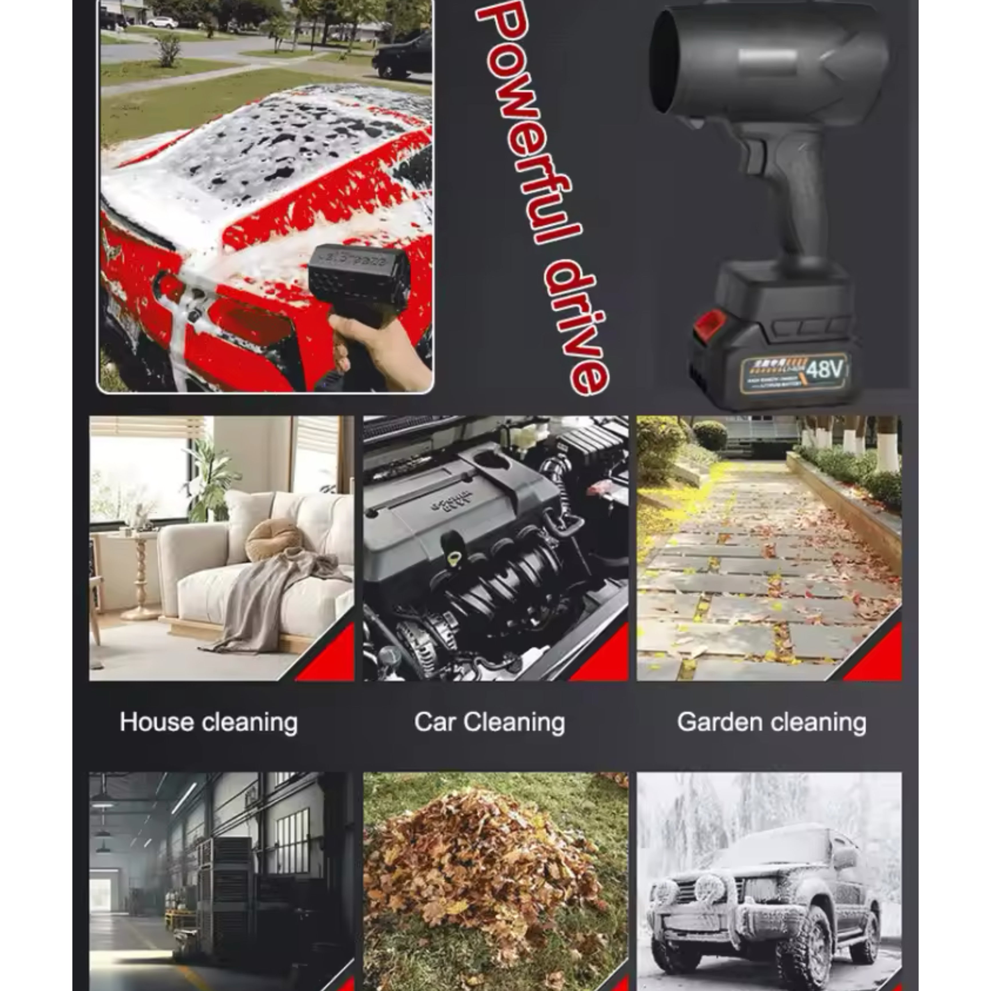 Powerful Cordless Dust Blower