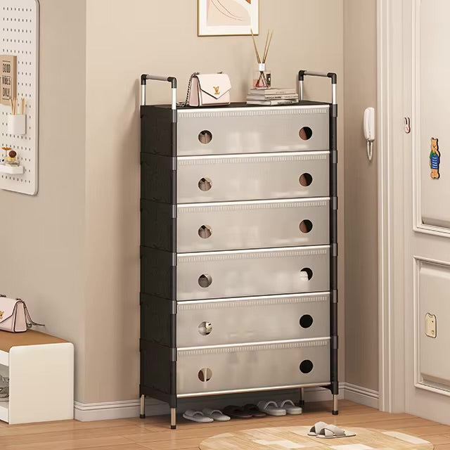7-Layer Cabinet with 6 Drawers