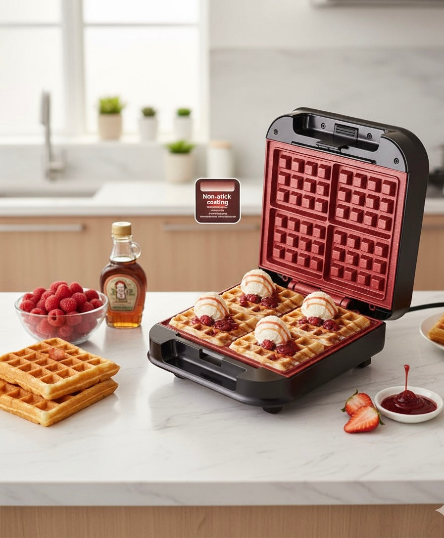 Electric waffle machine