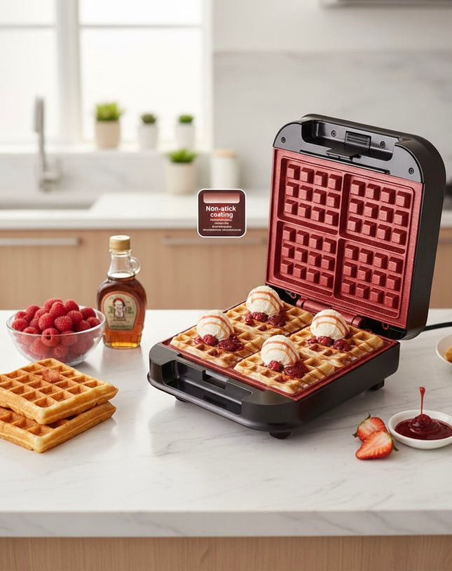 Electric waffle machine