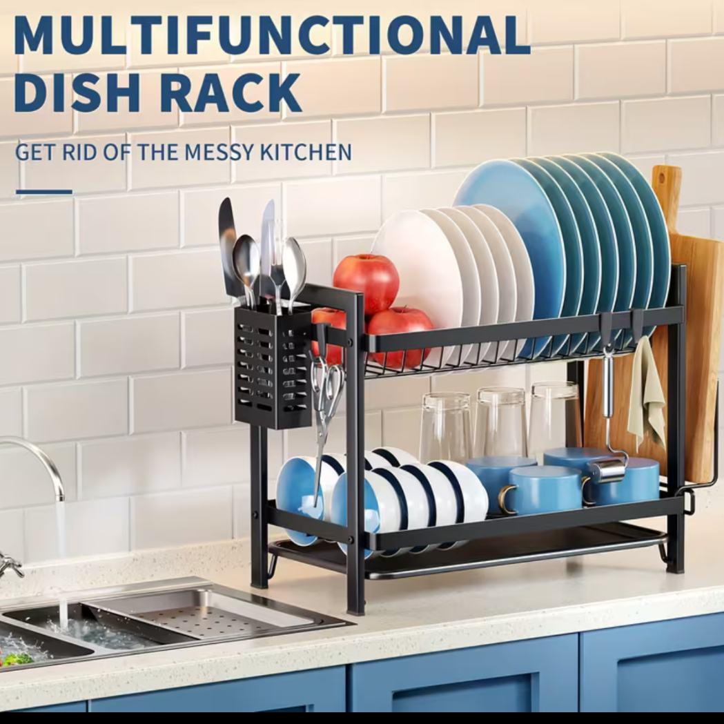 Dish rack for kitchen