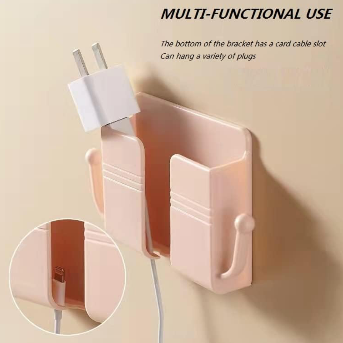 Wall mounted mobile holder 2 pieces set