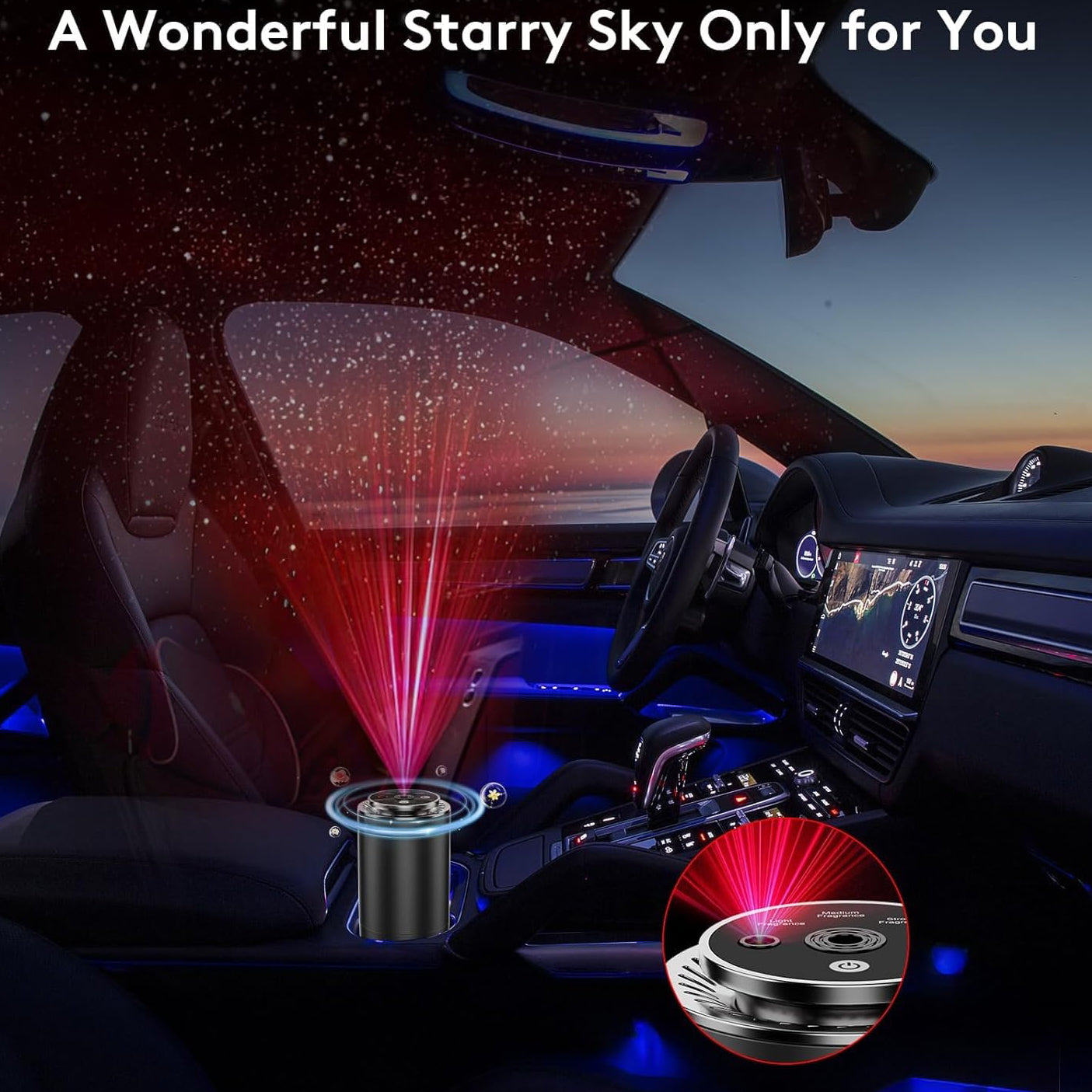 Car fragrance chargeable