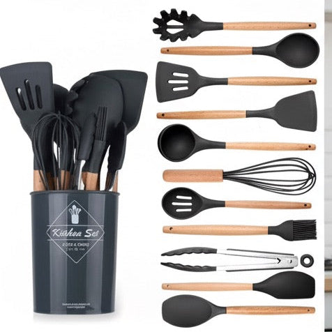 Silicon 12 pieces spoonset