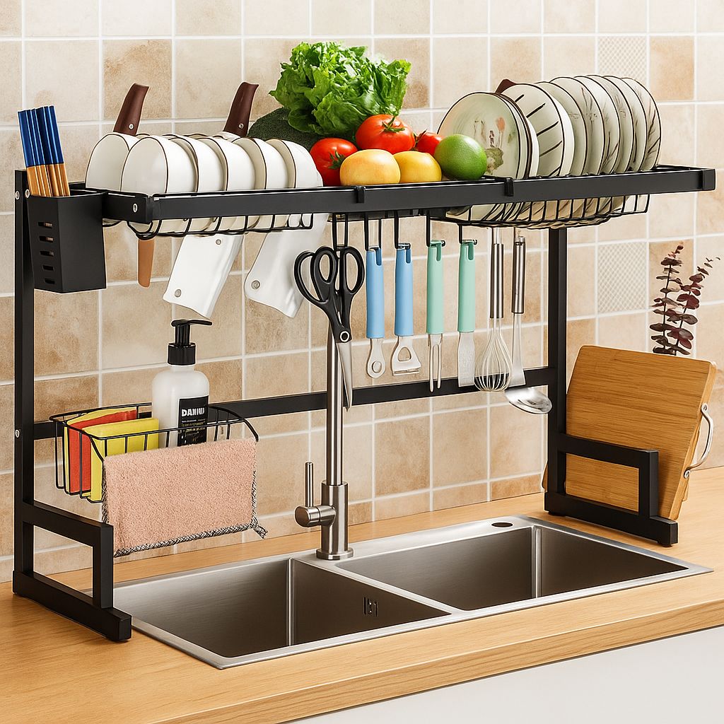 Premium Over-Sink Dish Drying Rack
