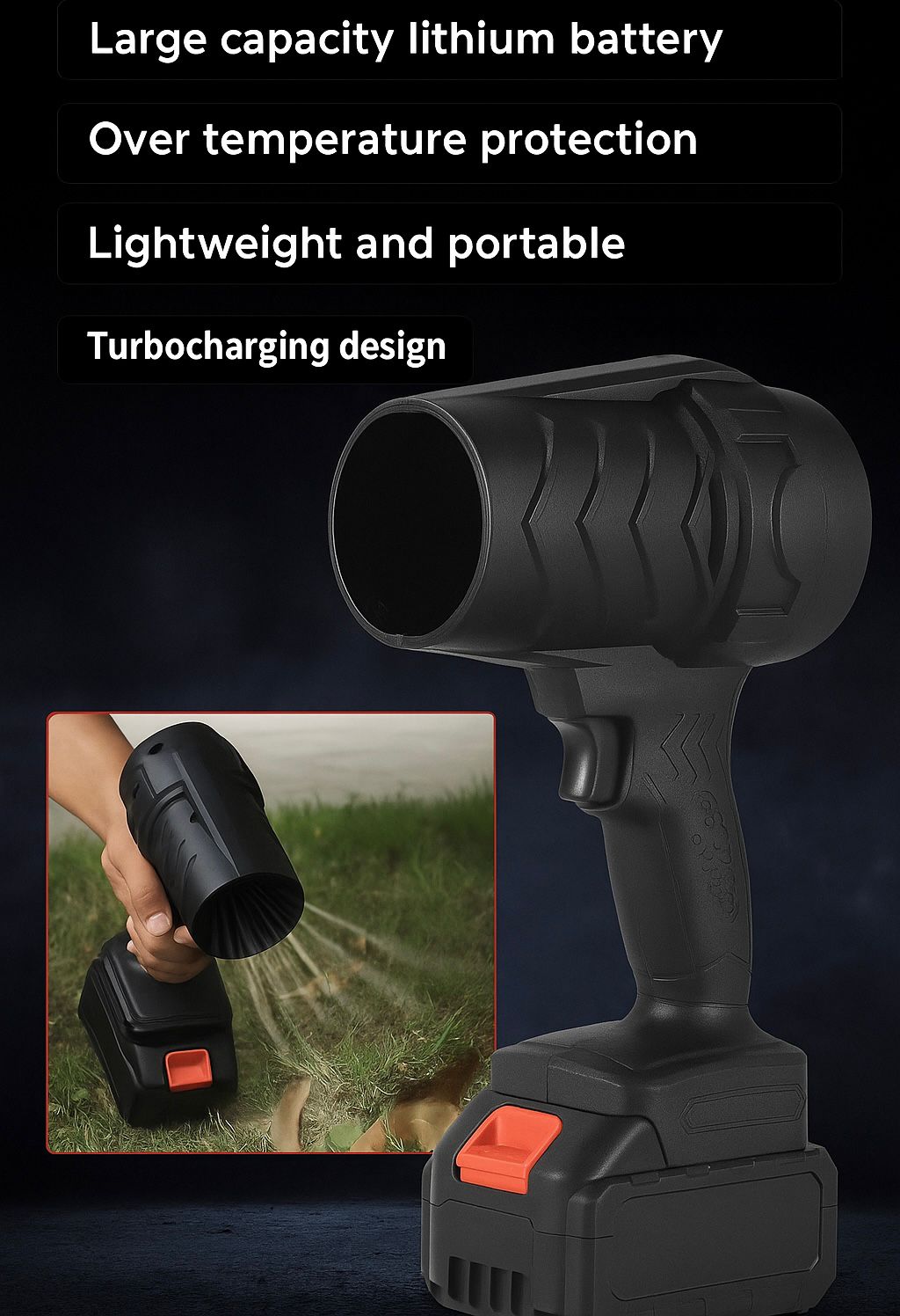 Powerful Cordless Dust Blower